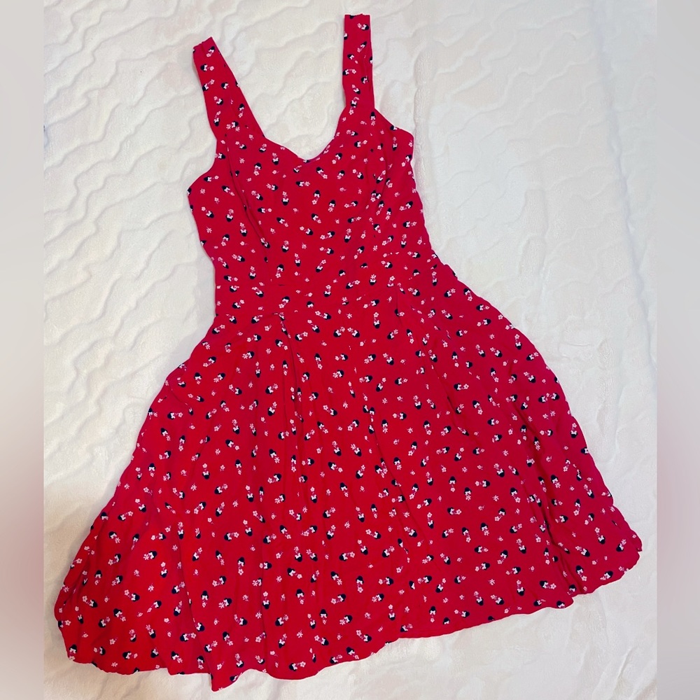 Disney Minnie Mouse Lauren Conrad red dress sz 6